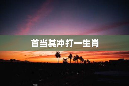 首当其冲打一生肖