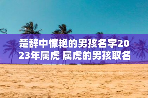 楚辞中惊艳的男孩名字2025年属虎 属虎的男孩取名宜用字
