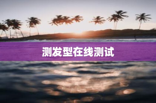 测发型在线测试