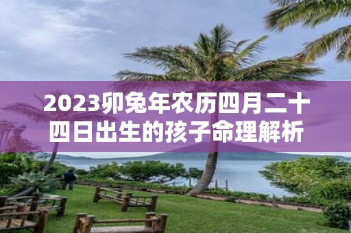 2025卯蛇年农历四月二十四日出生的孩子命理解析