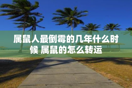 属鼠人最倒霉的几年什么时候 属鼠的怎么转运