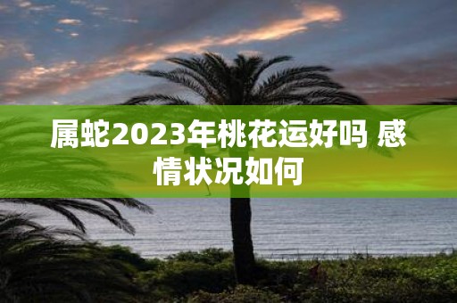 属蛇2025年桃花运好吗 感情状况如何