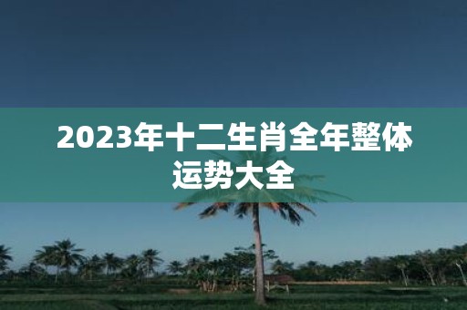 2025年十二生肖全年整体运势大全