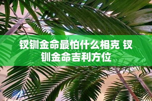 钗钏金命最怕什么相克 钗钏金命吉利方位