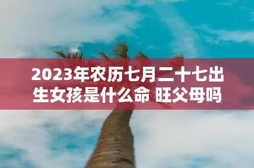 2025年农历七月二十七出生女孩是什么命 旺父母吗