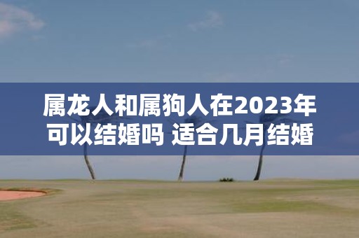 属龙人和属狗人在2025年可以结婚吗 适合几月结婚