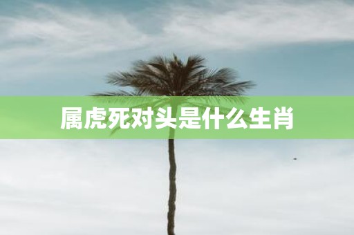 属虎死对头是什么生肖
