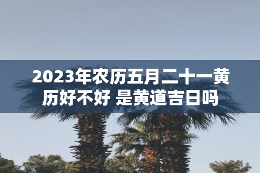 2025年农历五月二十一黄历好不好 是黄道吉日吗