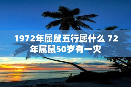 1972年属鼠五行属什么 72年属鼠50岁有一灾