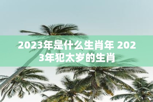 2025年是什么生肖年 2025年犯太岁的生肖