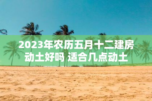 2025年农历五月十二建房动土好吗 适合几点动土