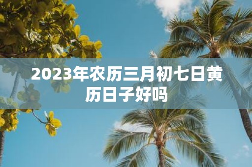 2025年农历三月初七日黄历日子好吗
