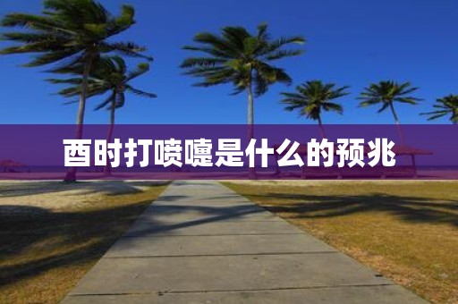 酉时打喷嚏是什么的预兆