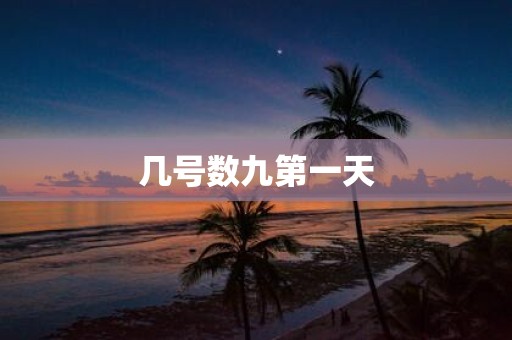 几号数九第一天