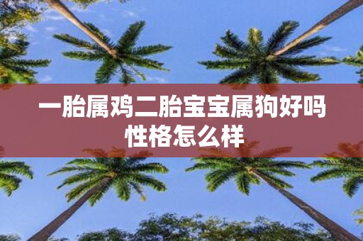 一胎属鸡二胎宝宝属狗好吗 性格怎么样