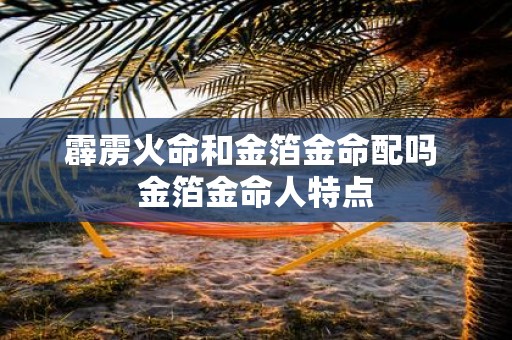 霹雳火命和金箔金命配吗 金箔金命人特点