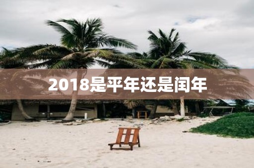 2018是平年还是闰年
