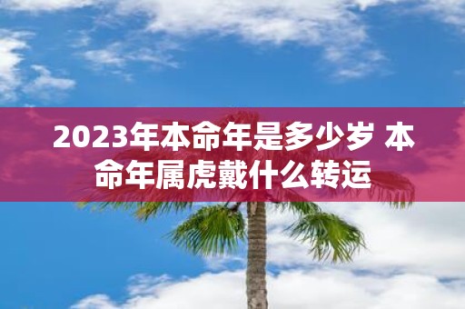 2025年本命年是多少岁 本命年属虎戴什么转运