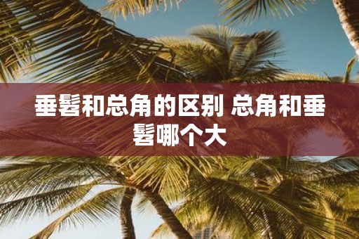 垂髫和总角的区别 总角和垂髫哪个大