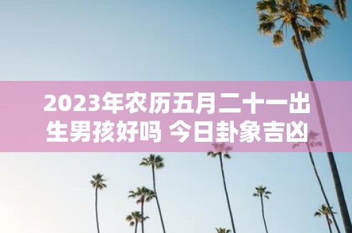 2025年农历五月二十一出生男孩好吗 今日卦象吉凶