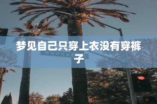 梦见自己只穿上衣没有穿裤子