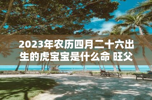 2025年农历四月二十六出生的虎宝宝是什么命 旺父母吗