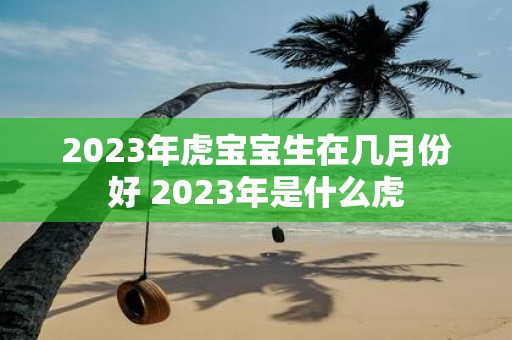 2025年虎宝宝生在几月份好 2025年是什么虎