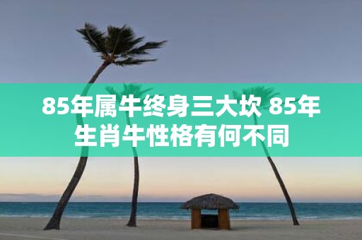 85年属牛终身三大坎 85年生肖牛性格有何不同