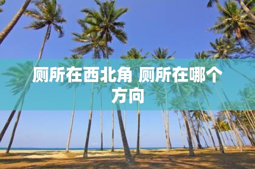 厕所在西北角 厕所在哪个方向