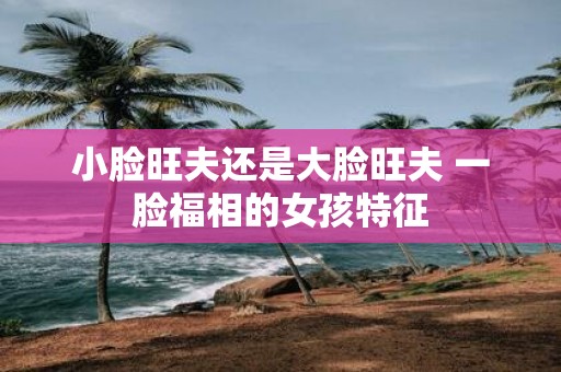 小脸旺夫还是大脸旺夫 一脸福相的女孩特征