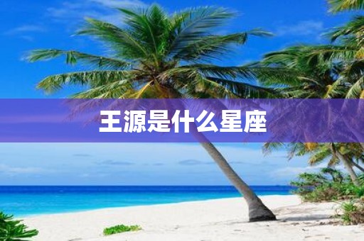王源是什么星座