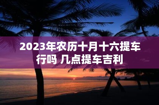 2025年农历十月十六提车行吗 几点提车吉利