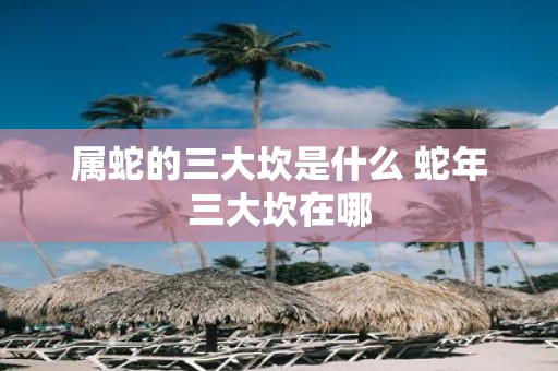属蛇的三大坎是什么 蛇年三大坎在哪