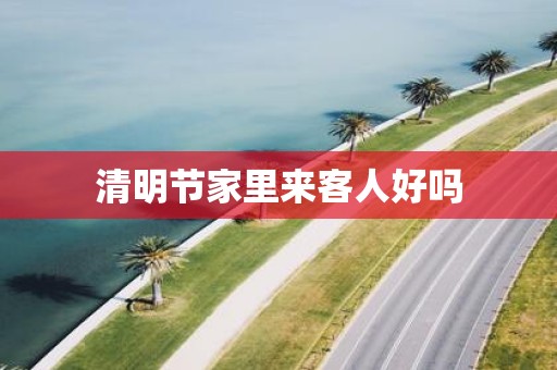 清明节家里来客人好吗