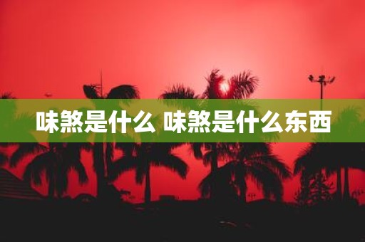 味煞是什么 味煞是什么东西