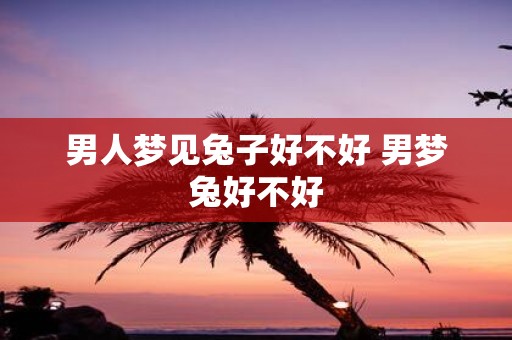 男人梦见兔子好不好 男梦兔好不好