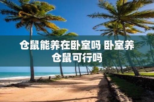 仓鼠能养在卧室吗 卧室养仓鼠可行吗