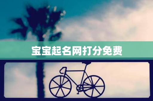 宝宝起名网打分免费