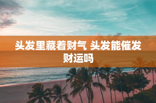 头发里藏着财气 头发能催发财运吗