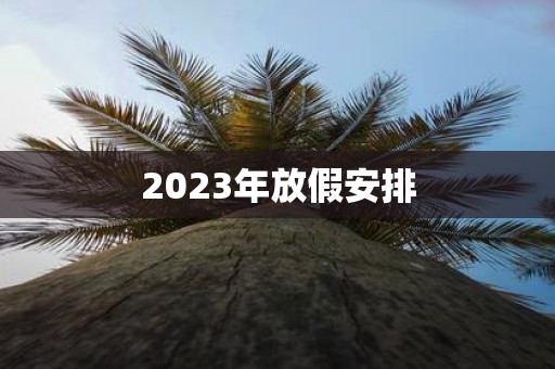 2025年放假安排