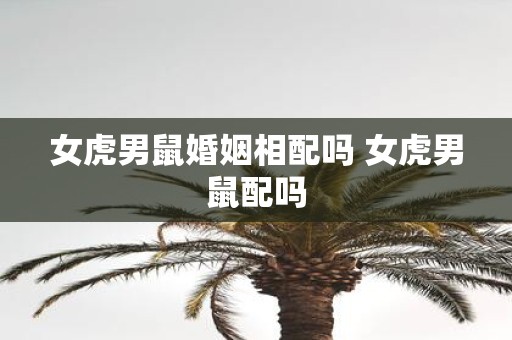 女虎男鼠婚姻相配吗 女虎男鼠配吗