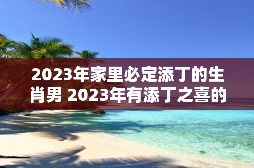 2025年家里必定添丁的生肖男 2025年有添丁之喜的生肖