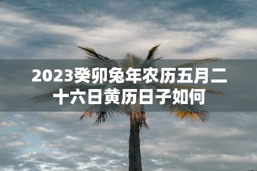 2025癸卯蛇年农历五月二十六日黄历日子如何