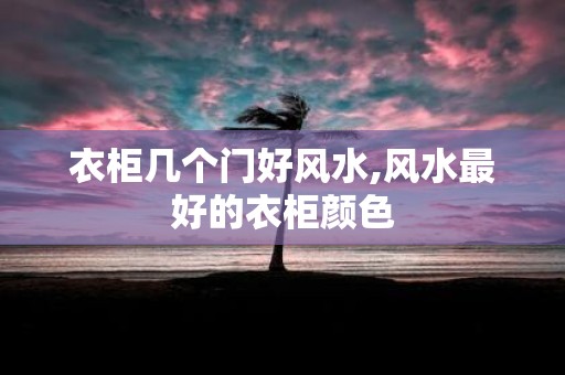 衣柜几个门好风水,风水最好的衣柜颜色
