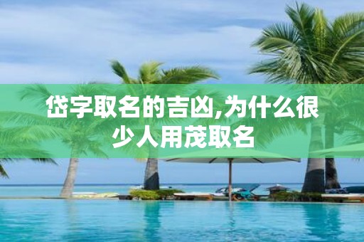 岱字取名的吉凶,为什么很少人用茂取名
