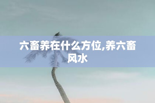 六畜养在什么方位,养六畜风水