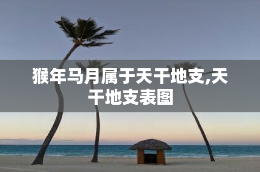猴年马月属于天干地支,天干地支表图