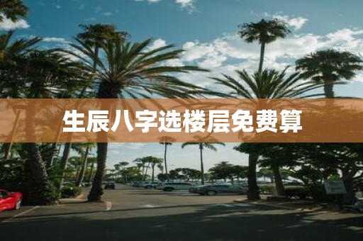 生辰八字选楼层免费算