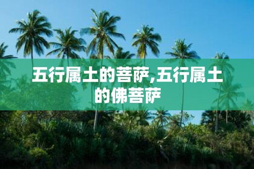 五行属土的菩萨,五行属土的佛菩萨