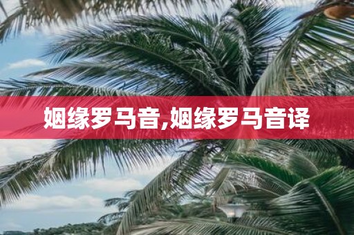 姻缘罗马音,姻缘罗马音译